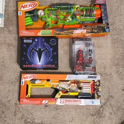 Toys, Nerf, Batman, Dead Pool