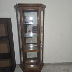 Cabinet With Glass Shelves