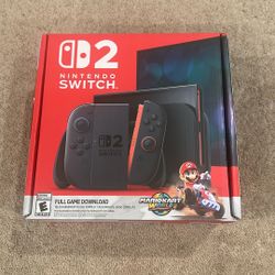 Nintendo Switch 2 MarioKart Bundle In Hand