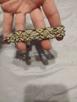 Woven bracelet by Rose Gonzales