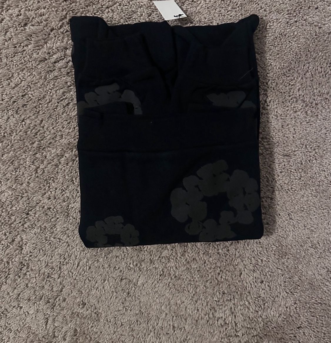 Black On Black Denim Tears Hoodie