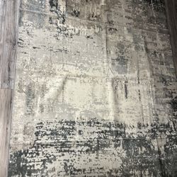 879-Living Room Area Rugs - 5x7 Abstract Large Soft Indoor Washable Rug Neutral Modern Low Pile Carpet for Bedroom Dining Room Farmhouse Home Office -