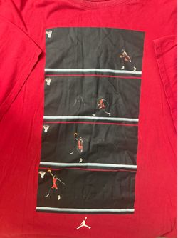 Red Air Jordan shirt
