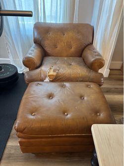 Chair and Footrest