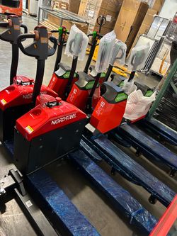 Brand new fully electric pallet trucks