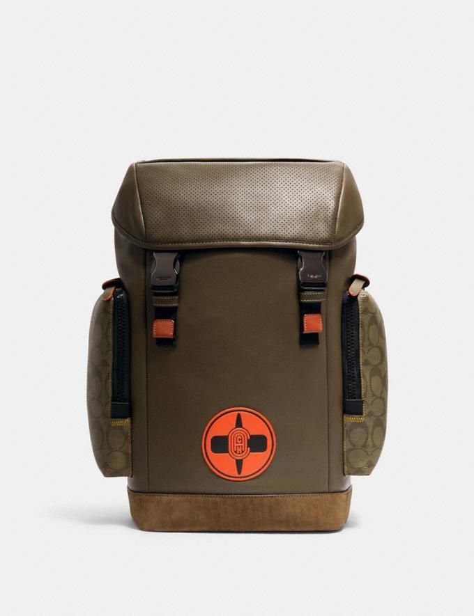 Coach X Michael B. Jordan/Naruto Ranger Backpack With Signature Canvas Detail