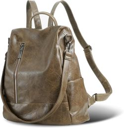Cocururu Women Backpack Purse PU Leather Anti-theft Bag