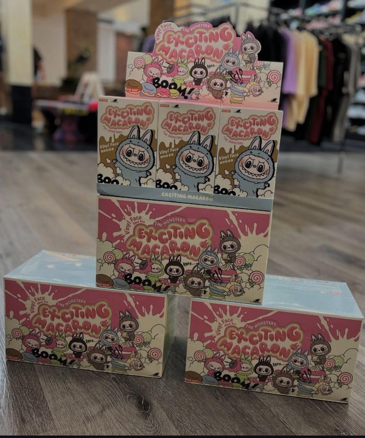 Labubu The Monsters Exciting Macaron Vinyl Face Sealed Case (6 Blind Boxes)