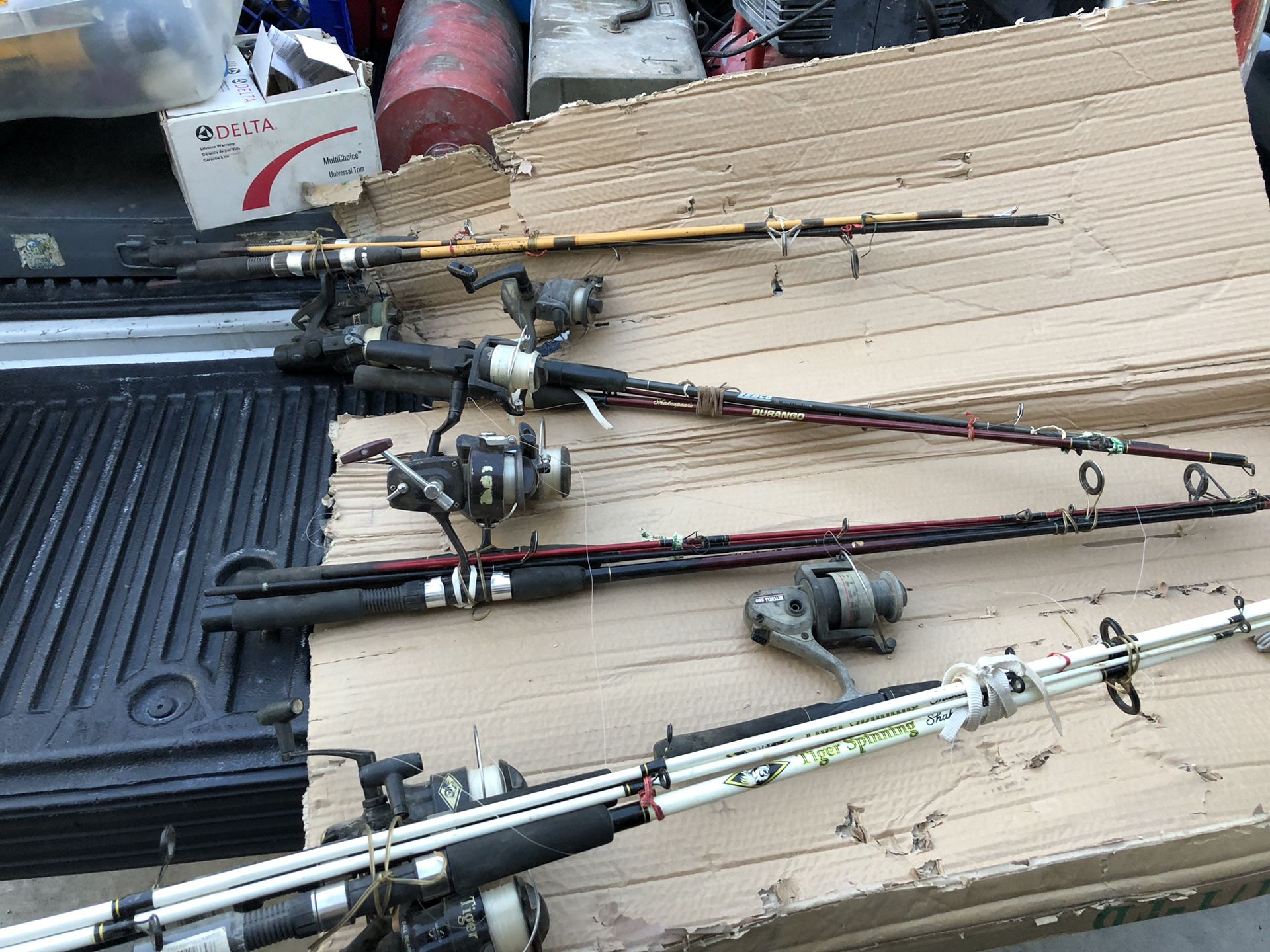 Fishing rods and reels (9)