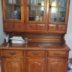 China Cabinet Wooden Kitchen Dresser Vintage 