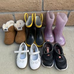 Size 7 little Girls Shoes- Bundle