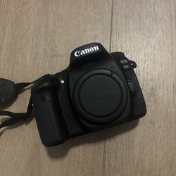 CANON 80D Dslr + 50mm Lens & Battery