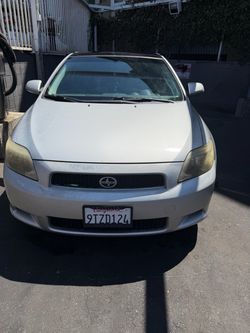 Scion tC Silver Coupe