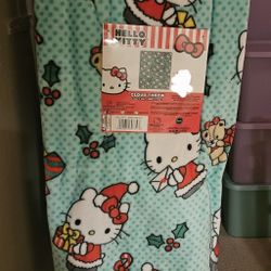 Hello Kitty Christmas Blanket $20
