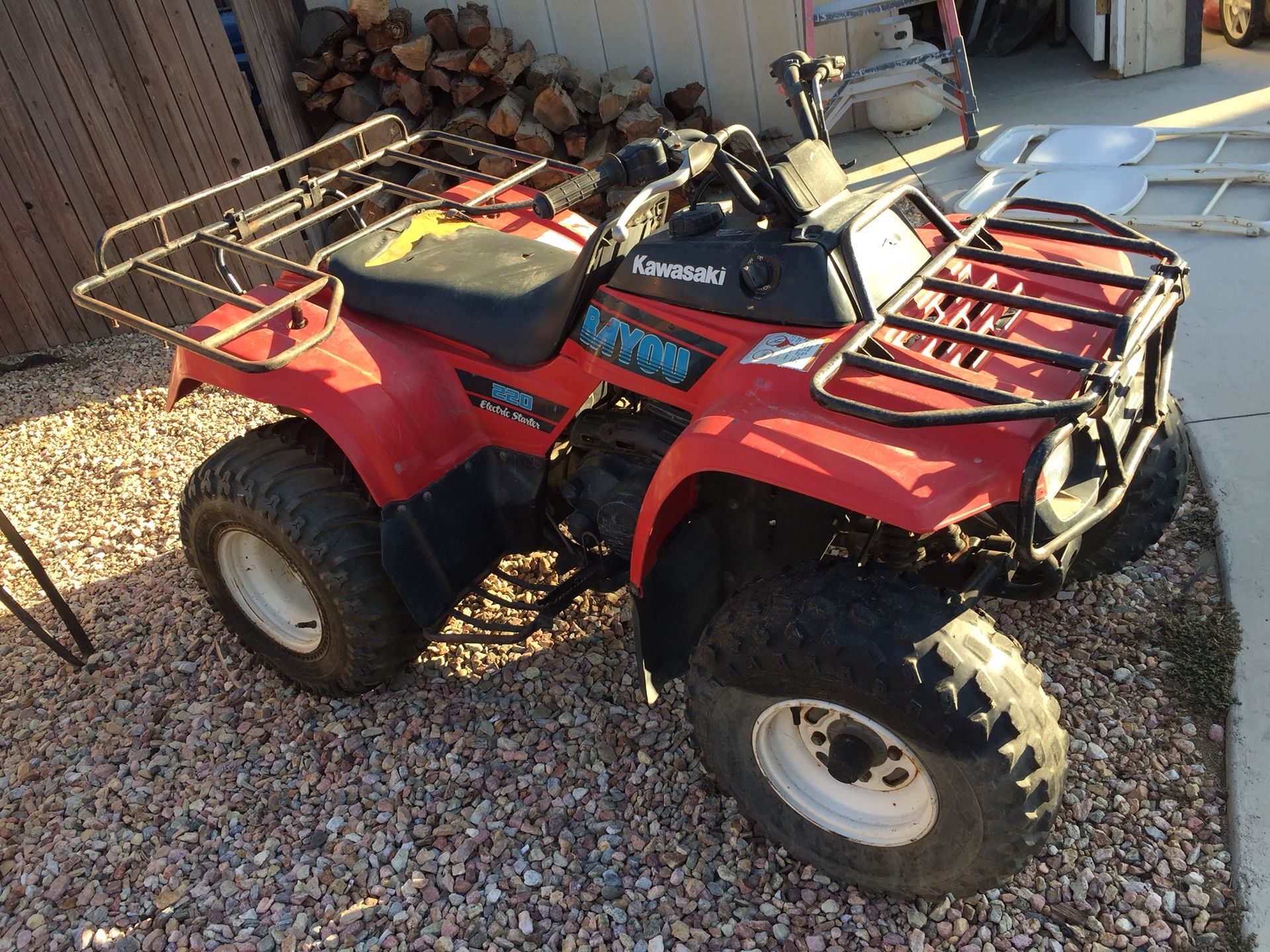 Kawasaki Bayou 220 ATV quad