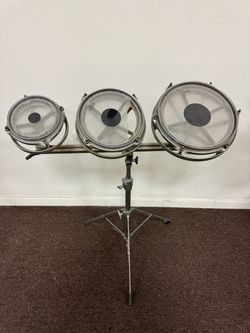Vintage Pearl Concert Toms – 3 Piece w/ Stand