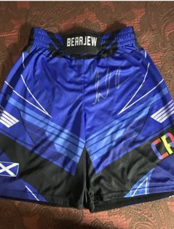 Paul Craig Autographed Trunks Pristine Beckett Authenticated