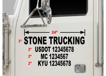 Custom decal signage sticker