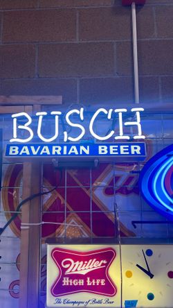 Busch Beer Neon Sign