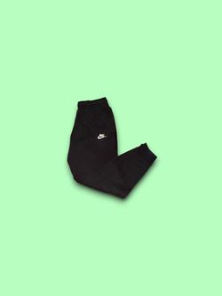 Nike sportswear club fleece tapered sweatpants black mens small