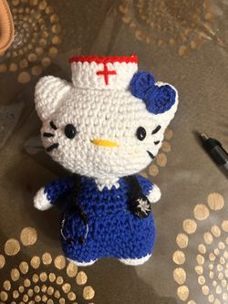 Crochet Nurse Hello Kitty