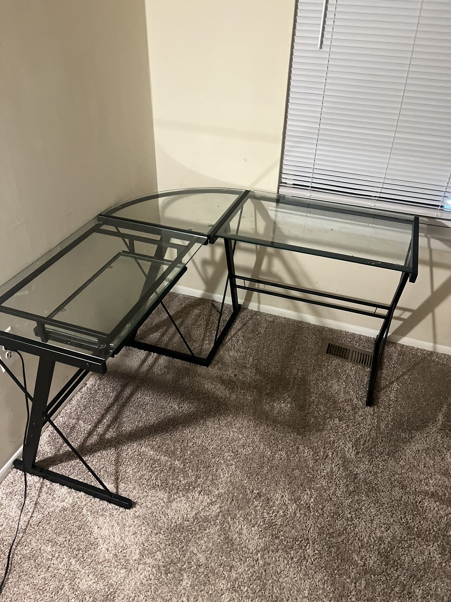 Glass Office Desk