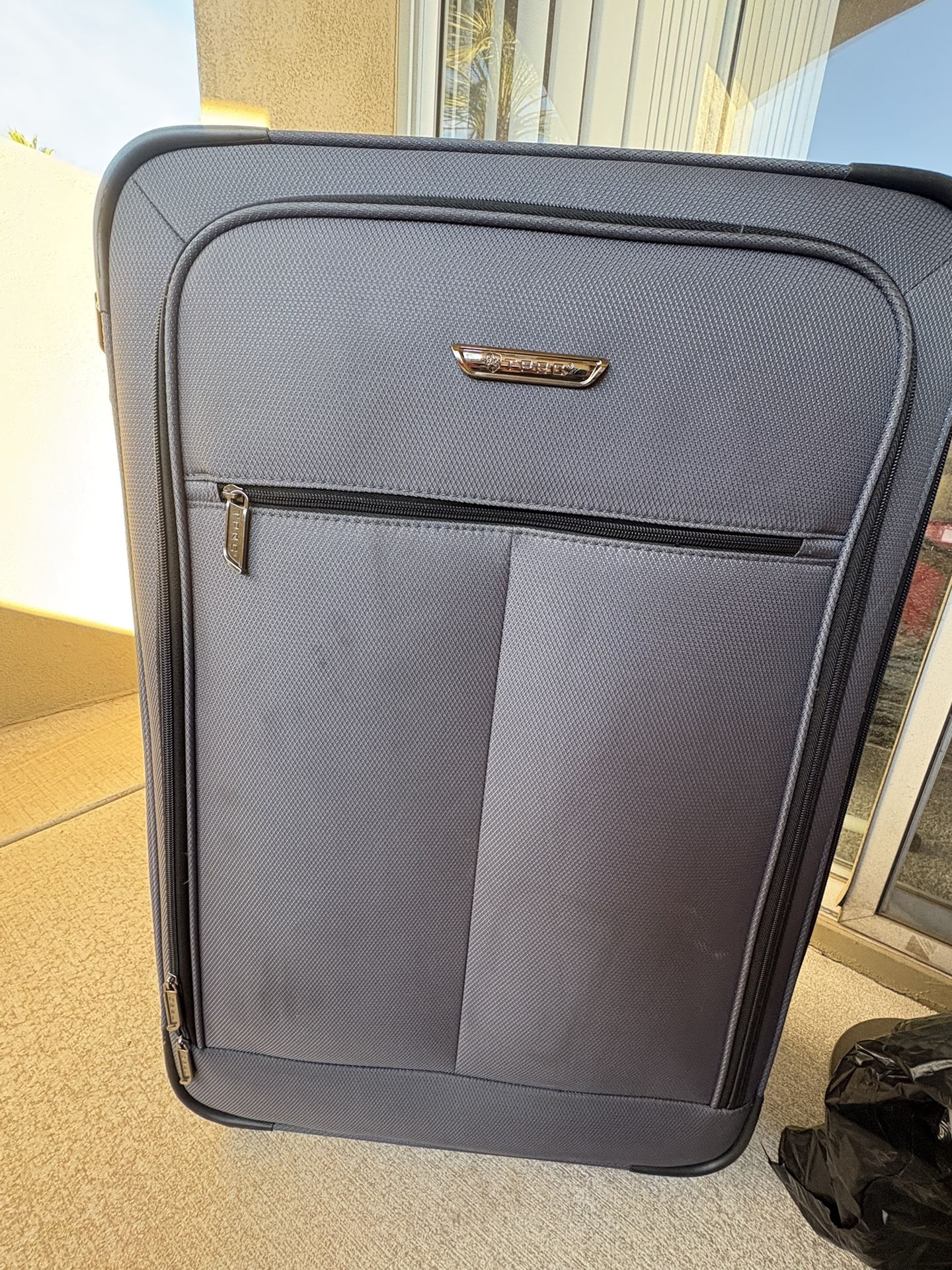 Large Grey Suitcase