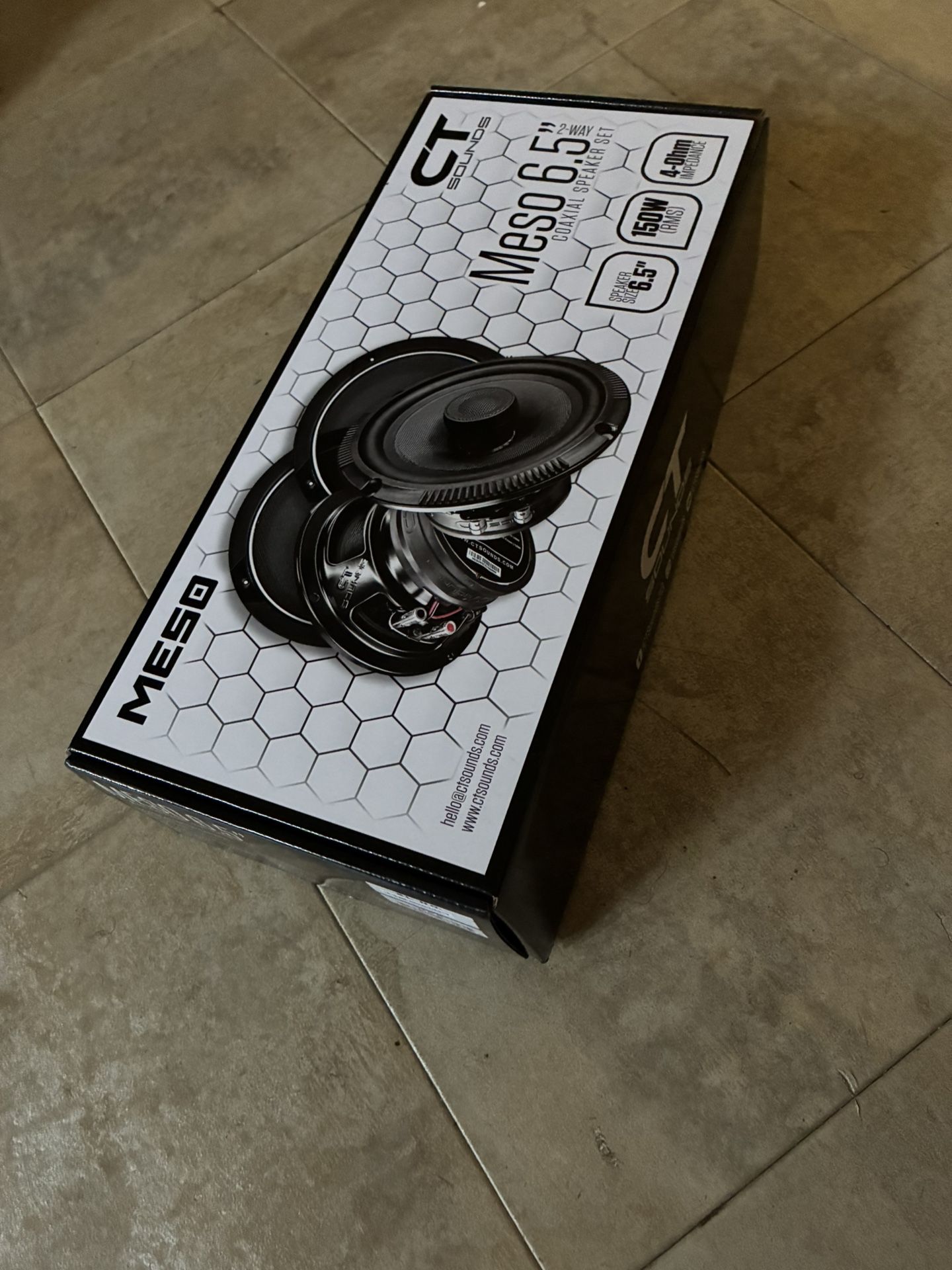 (1 Pair)CT Sounds 6.5 Meso 2 Way Coaxial Speakers