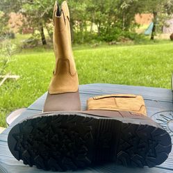 Safety toe boots
