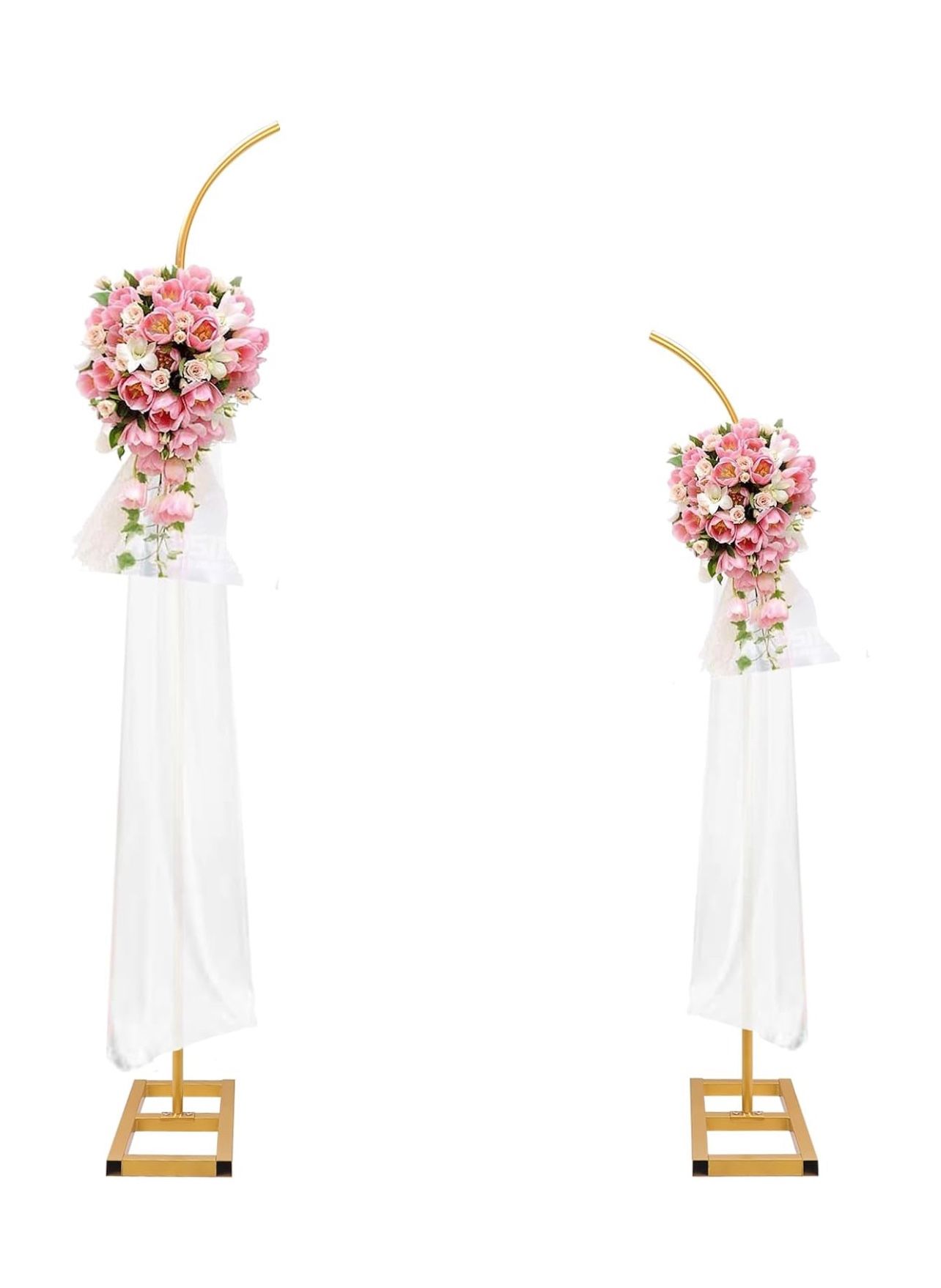 Wedding Arch Backdrop Stand, Metal Arch W(82)