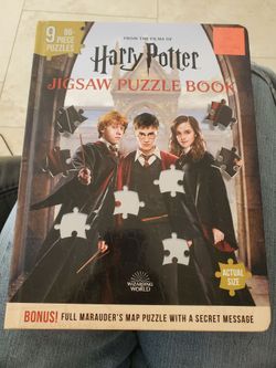 Harry Potter hardcover puzzle book