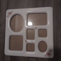 Vintage Porcelain Frame
