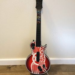 Xbox 360 Guitar Hero Aerosmith Red Octane Edition Gibson Les Paul Wireless Guitar