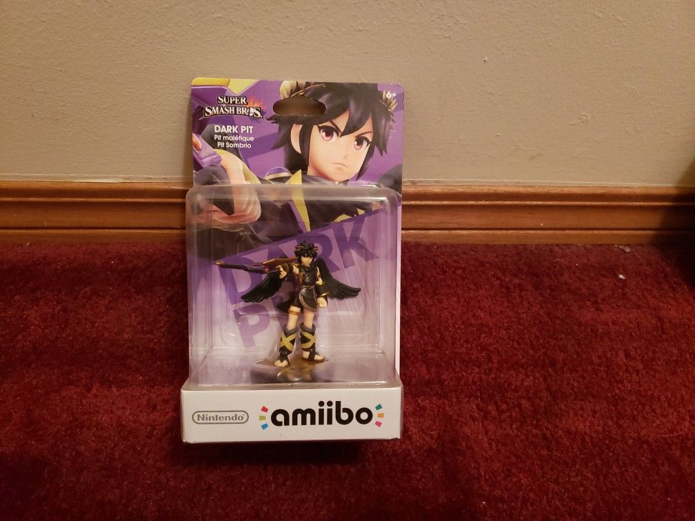 Dark Pit Smash Bros Amiibo