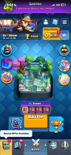 15$ Clash Royale Acc
