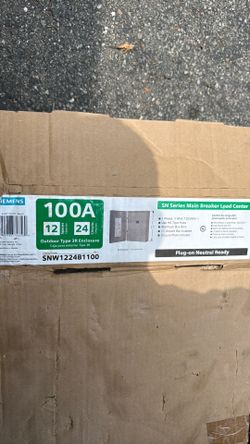 100 amps Siemens sub panel + lutron switches + more