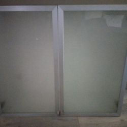 Cabinet With 2 Glass Shelves See Pics 4 Measurements $5