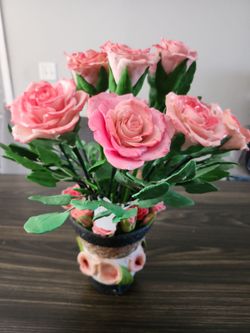 Arreglos de Rosas de porcelain.