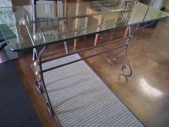 Glass Table 18x48