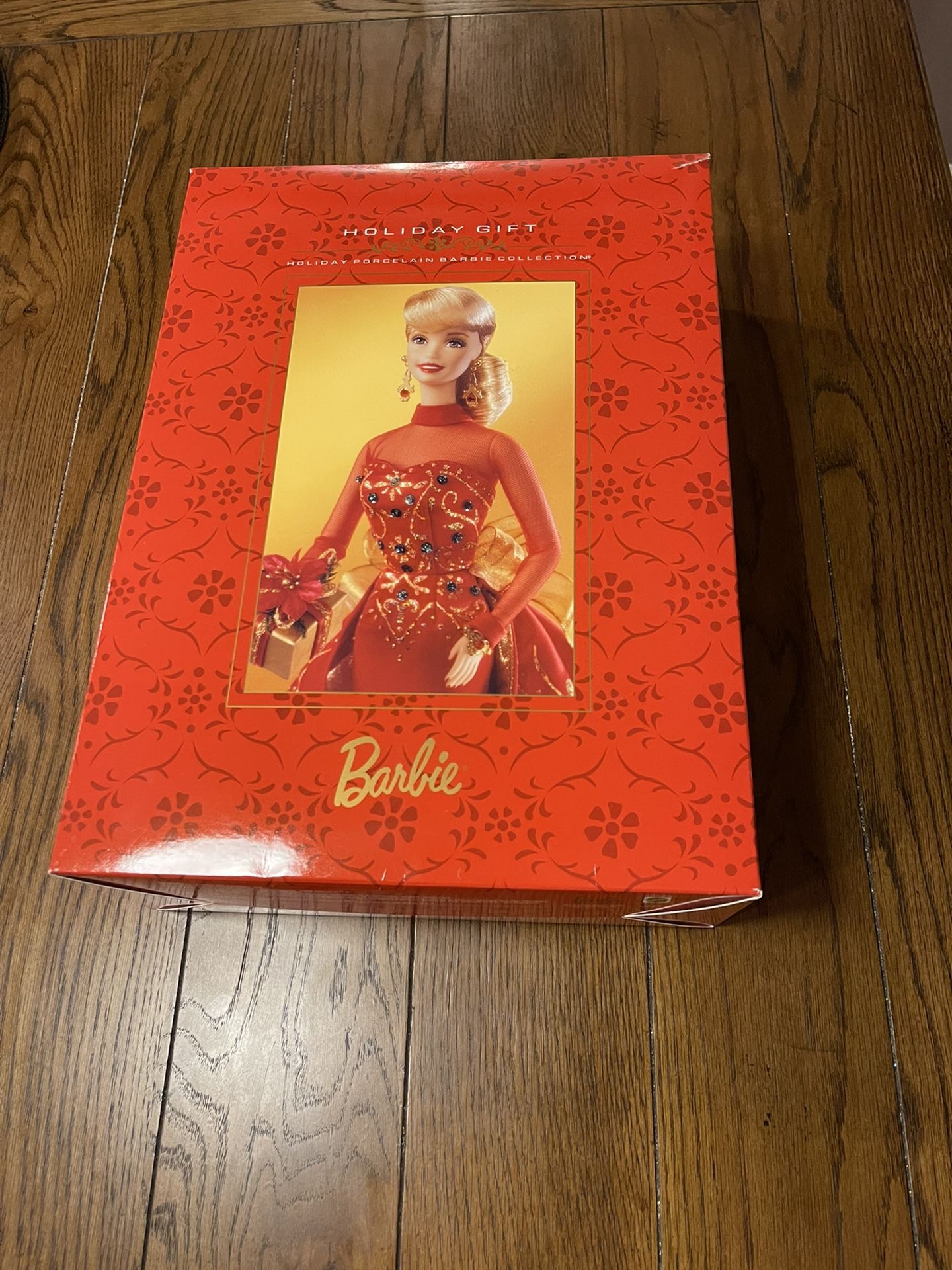 Porcelain Holiday Barbie 