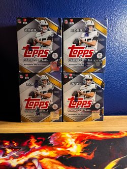 2026 Topps Flagship Football MegaBoxes (Lot of 4)