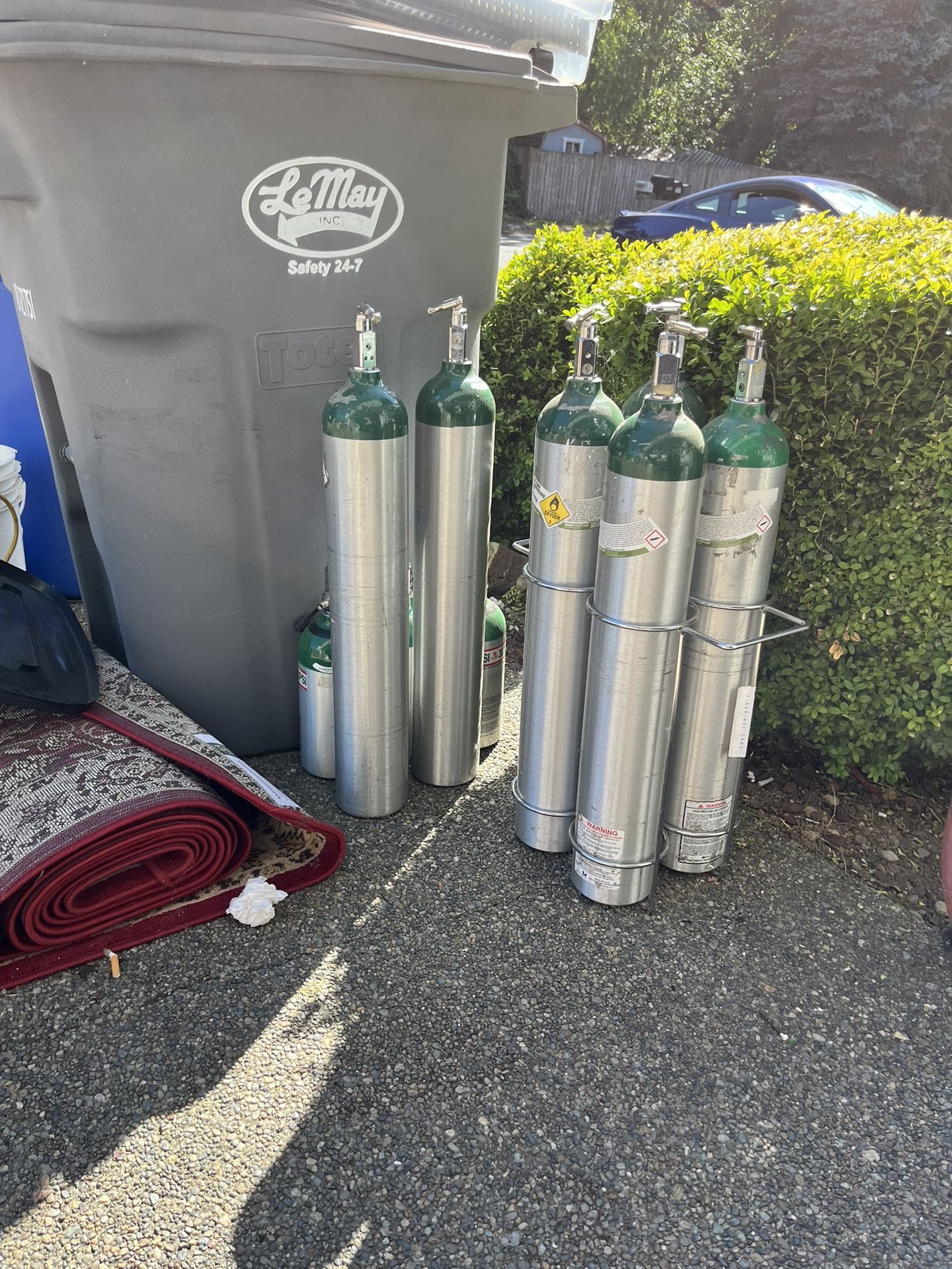 Small In-home Care Oxygen Bottles In Roy