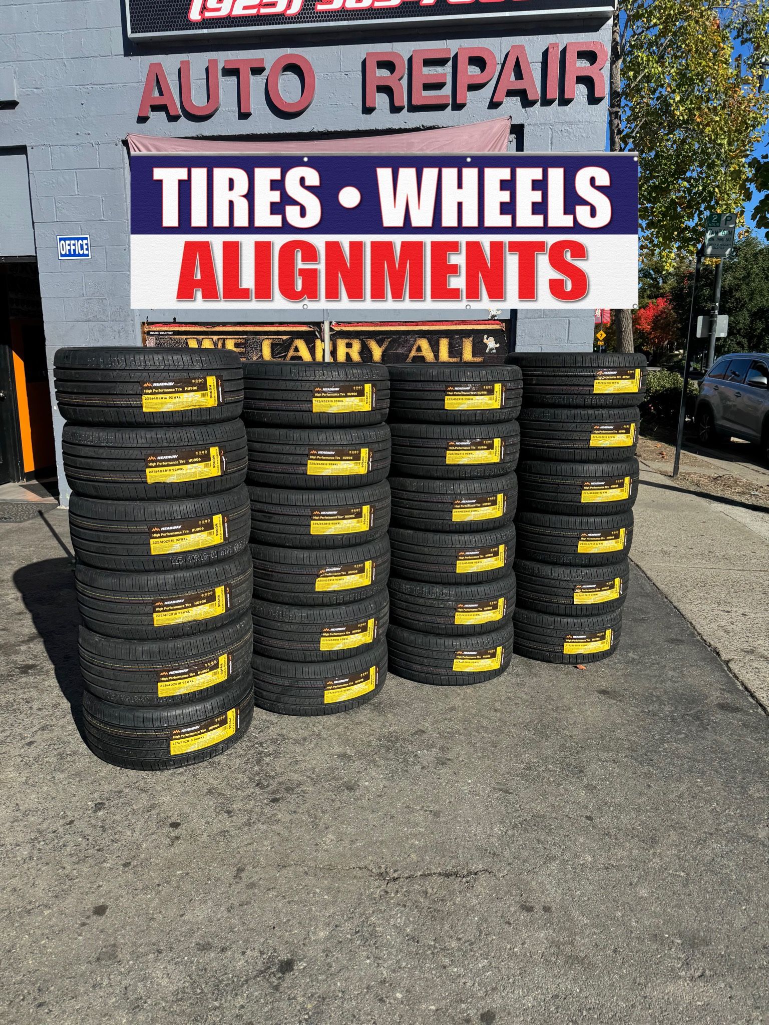 205-55-16 tires 350$ Installed Get Free Alignment