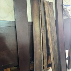 in good condition no mattress. Queen bed.100