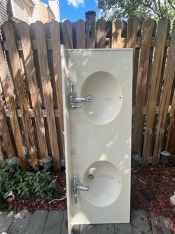 Double Basin Bathroom Vanity Top