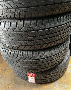 4 USED 24560R20 Yokohama Geolandar AT tires for $300 installed and balanced. 24560R20 245 60 R 20 24560R20 245/60/20 245/60/R20 Texas Extreme Tire