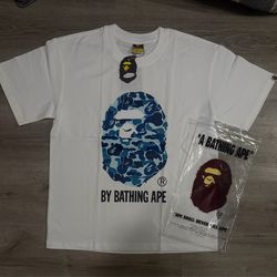 Blue bape shirts
