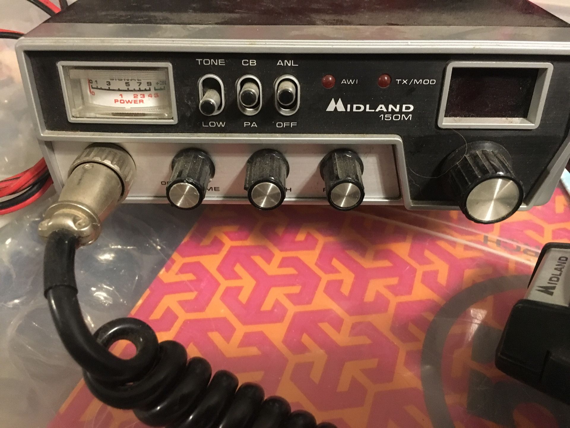 1979 MIDLAND 150M CB Radio & owners manual New never installed!! for