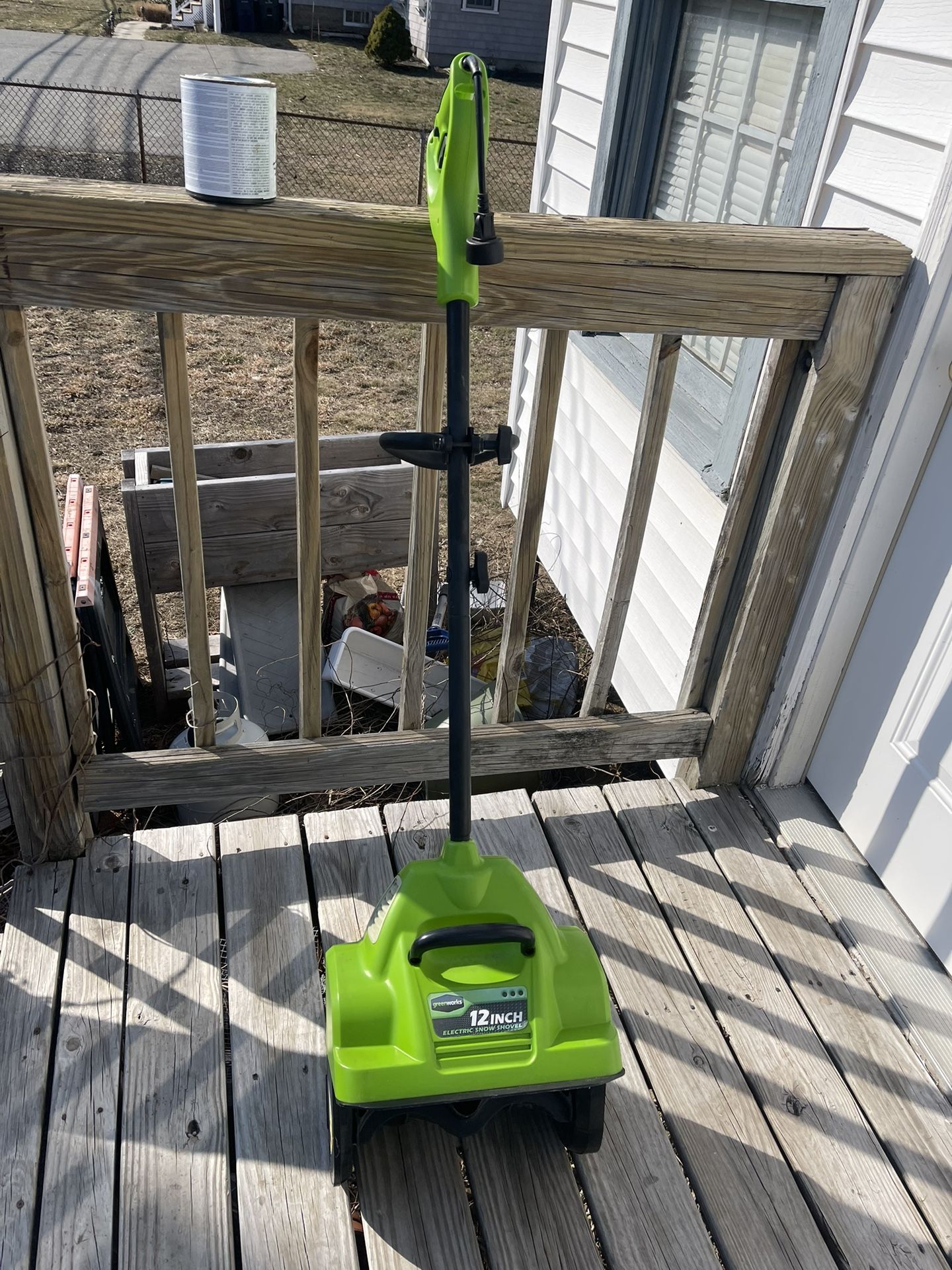 12 Inch Green Works Electric Snow Shovel
