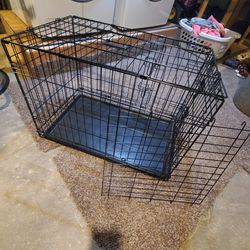 Dog Crate With Divider  30.5" L x 19.2 W
